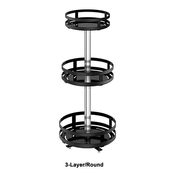 360° Rotatable Metal Storage Organizer