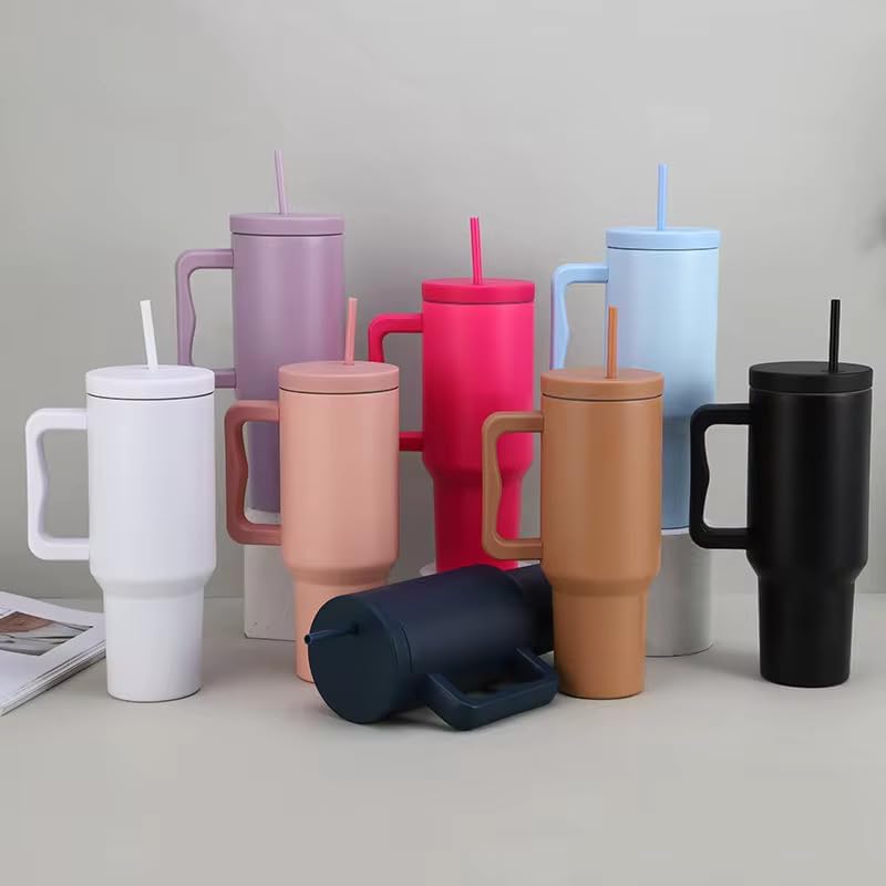 Stainless Steel Tumbler with lid and Straw 1000ML Cup