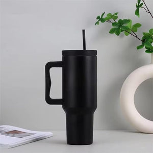 Stainless Steel Tumbler with lid and Straw 1000ML Cup