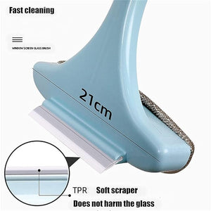 2 in 1 Window Mesh Cleaning Brush Wet and Dry Wiper