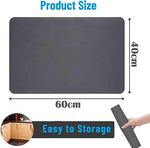 Dish Drying mat for Kitchen ( Big size) 40*60 cm