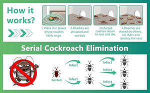 Cockroach Killer for Kitchens, Bathrooms (Pack of  12)