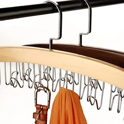 Wooden Hanger With 8 Hooks
