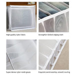 7 Compartment Transparent Clothes Storage Organiser