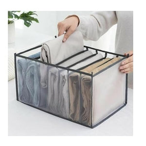 7 Compartment Transparent Clothes Storage Organiser