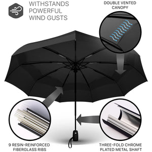 Premium Windproof Travel Umbrella