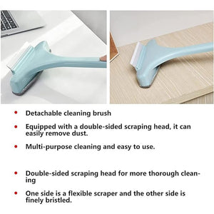 2 in 1 Window Mesh Cleaning Brush Wet and Dry Wiper