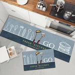 Home Premium Kitchen Mats for Floor(2 pcs combo)