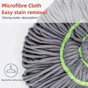 Stainless Steel Twist Self Wringing Mop