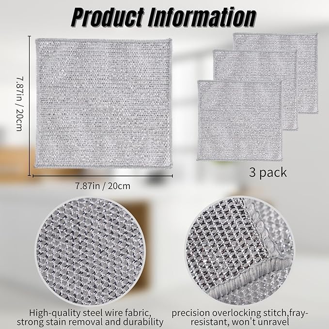 Multipurpose Non scrath Dish wash cloth