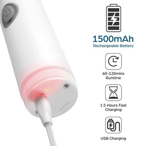 Electric Cleaning Brush with 3 Replaceable Brush Heads