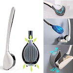 Self Adhesive Automatic Opening and Closing Toilet Bowl Brush
