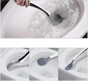 Self Adhesive Automatic Opening and Closing Toilet Bowl Brush