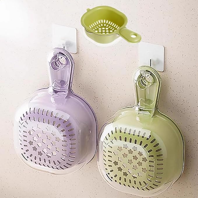 Dual-Layer Draining Basket with Handle