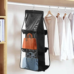 6 Pocket Foldable Hanging Purse Handbag Organizer