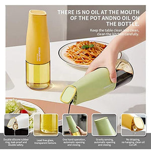 Glass Oil Dispenser Automatic  Bottle