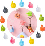 Self Adhesive Multipurpose Silicone Thumb Hook (Pack of 10 )