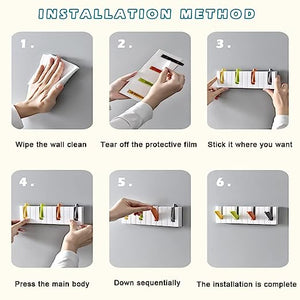 Piano Wall-Mounted Coat Hooks