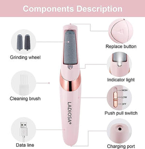 Callus Remover Rechargeable Pedicure Tool for Dead Skin