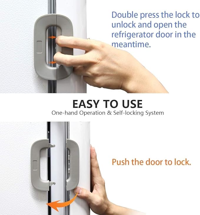 Child Safety Refrigerator Door Locks