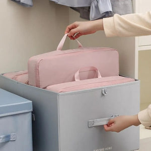 Space saver compression storage bag