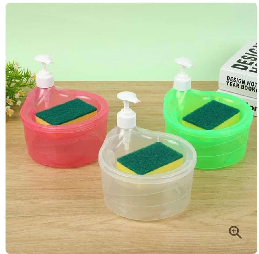 Double Layer Round Liquid soap Dispenser