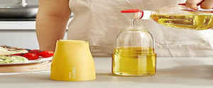 Glass Oil Dispenser Automatic  Bottle