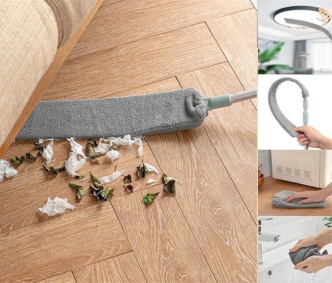 Microfiber Duster Dust Brush(MOP)  with Extension Pole