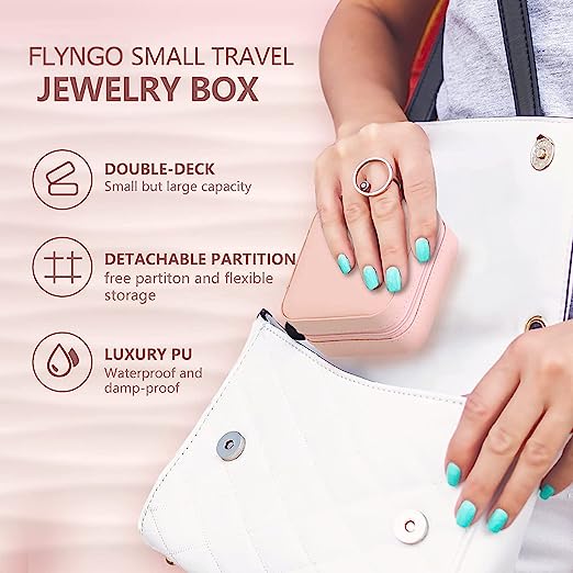 Leather jewellery organisers Box