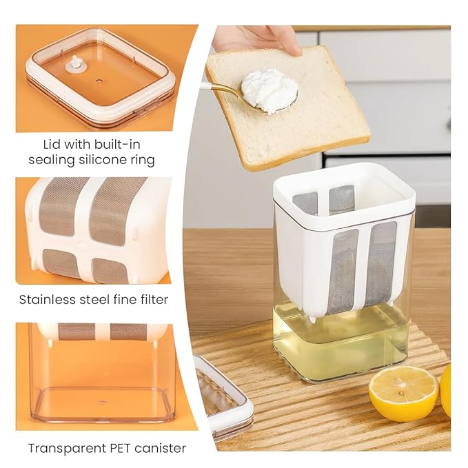 Multifunctional yoghurt Filter