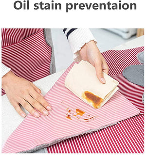 Waterproof Kitchen aprons for women and men with big Pocket and creative hand wipping