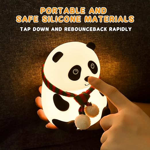 Cute Panda Touch LED Multipurpose lamp with 7 Colors