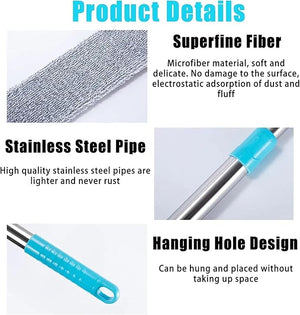 Microfiber Duster Dust Brush(MOP)  with Extension Pole