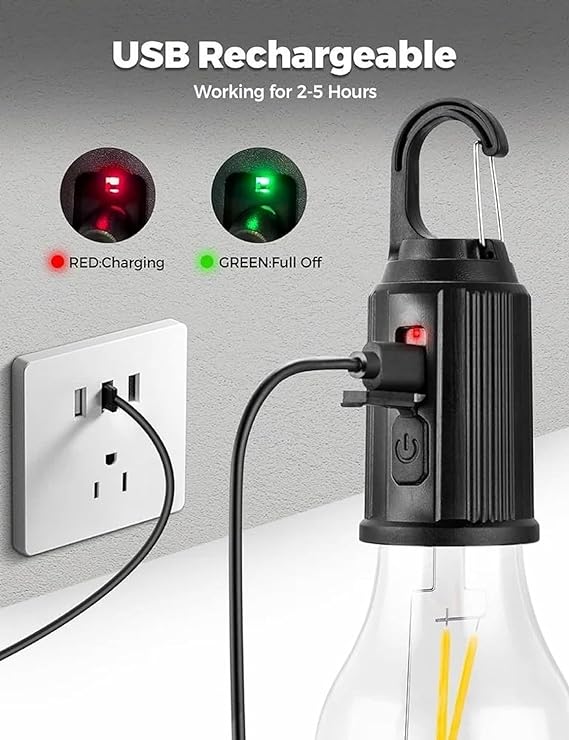 Unbreakable Hanging Clip Bulb | Emergency Lamp