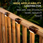 Solar Step LED Waterproof Lighting for Outdoor Deck