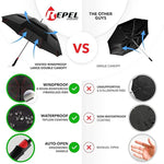 Premium Windproof Travel Umbrella
