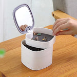 360 Degree Rotating 4 Layer Organizer Box with Mirror