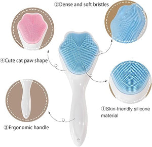 Face Cleansing Brush Soft Silicone Face Wash Brush