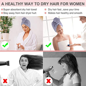 High Absorbent Microfibre Hair Wrap Towel
