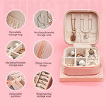 Leather jewellery organisers Box