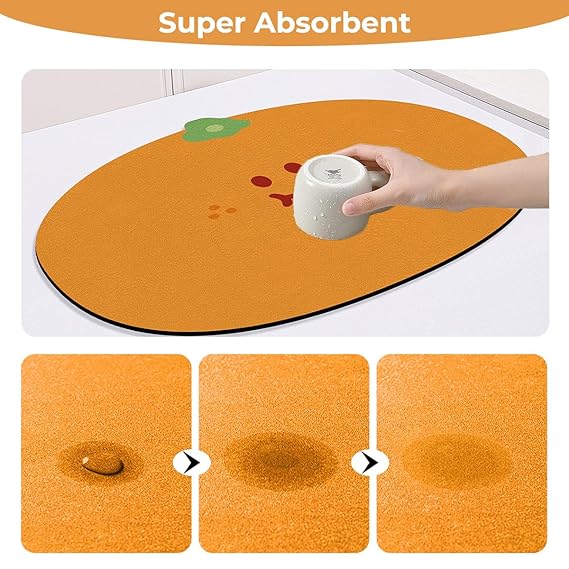 Dish Drying Mat for Kitchen Big size (60*40 cm )-C
