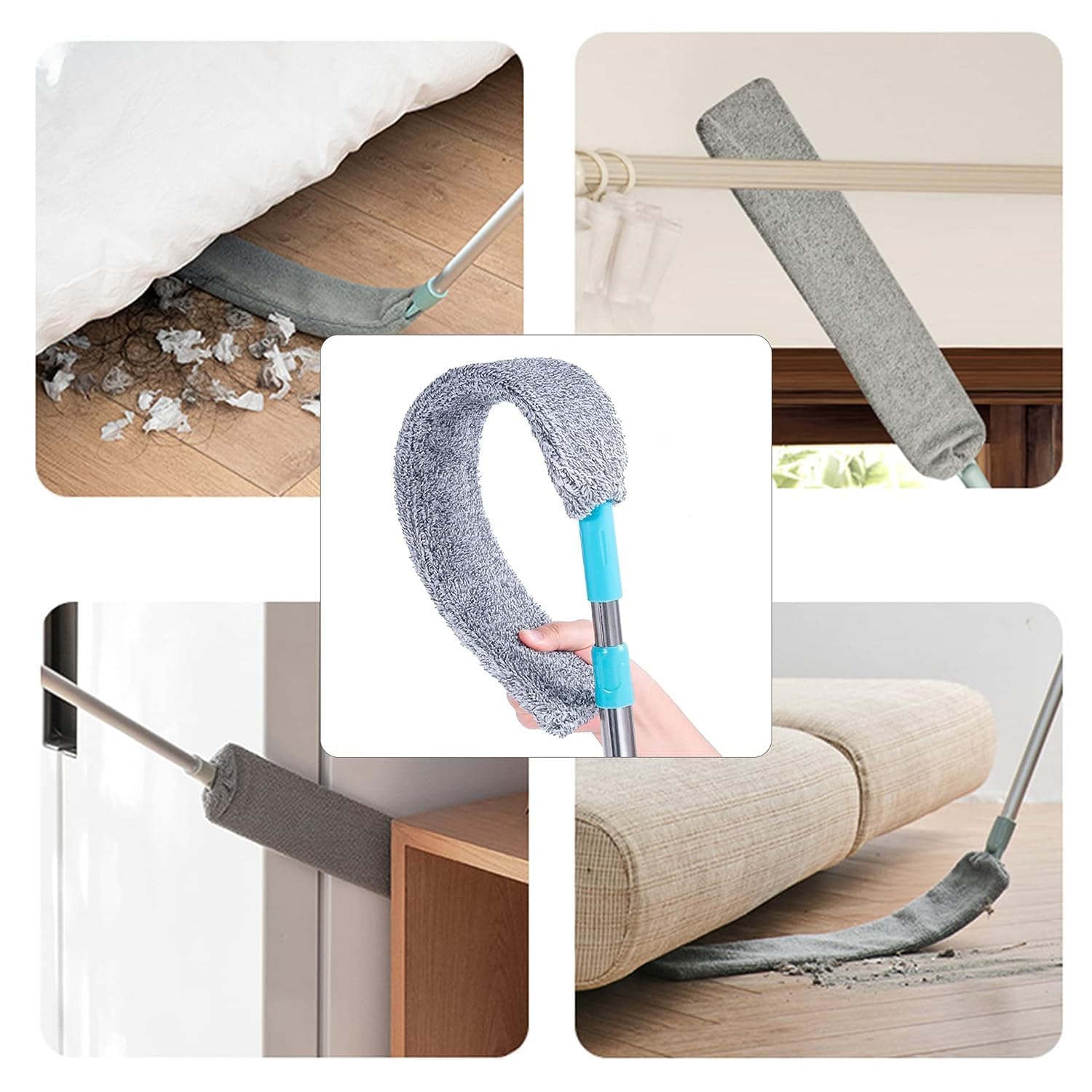Microfiber Duster Dust Brush(MOP)  with Extension Pole