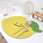 Dish Drying Mat for Kitchen Big size (60*40 cm )-C