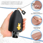 Creative Pull Out Key Case, PU Leather Key Pouch