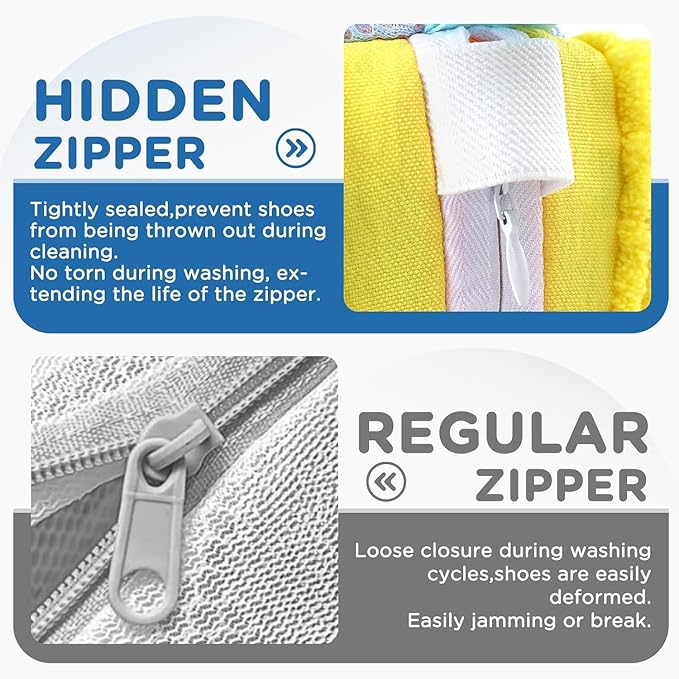 Shoe Washing Machine Cleaning Bag for All Shoe Sizes