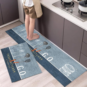 Home Premium Kitchen Mats for Floor(2 pcs combo)