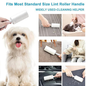 Sticky Lint Remover Roller Set of 1 Refill Rolls 60 Sheets