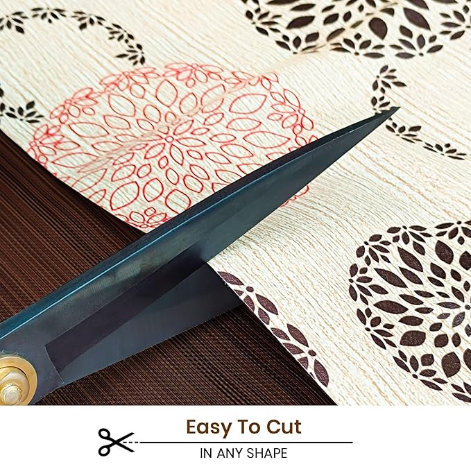 Yellow Weaves PVC Kitchen Mat (45cm X 10 Meters Roll, Multi Flakes)