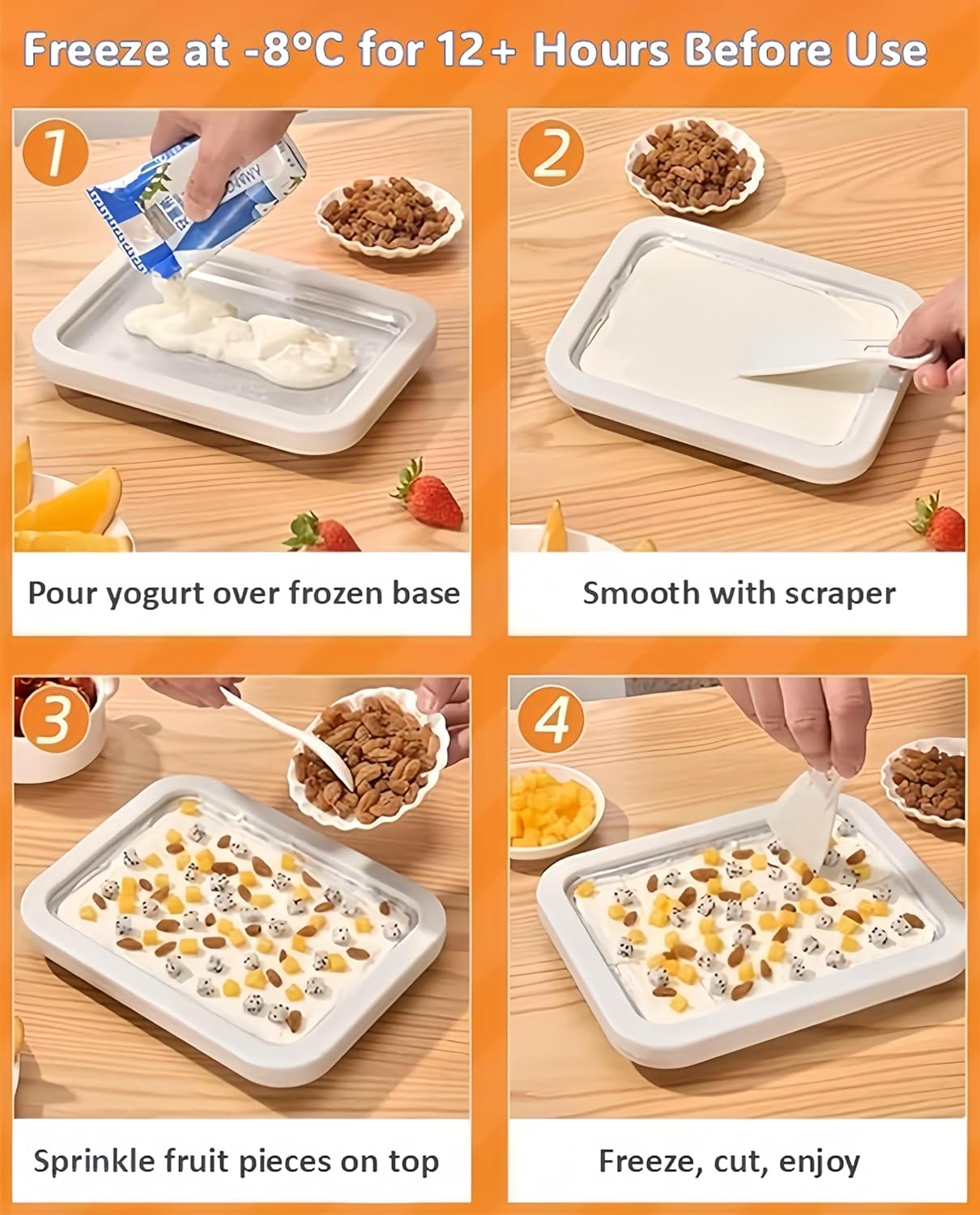 Frozen Ice Cream Maker Tray