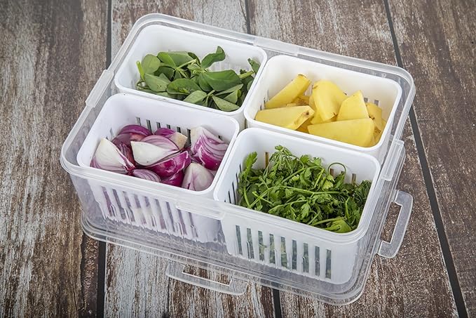 Compartment  Fridge Storage Box